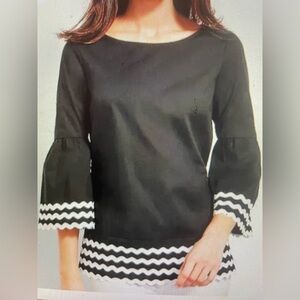 Talbots Bell Sleeved Top